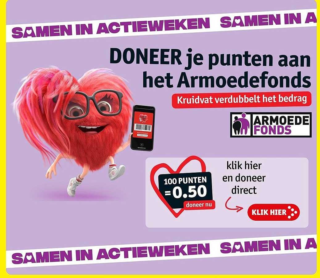 DONEER je punten aan het Armoedefonds