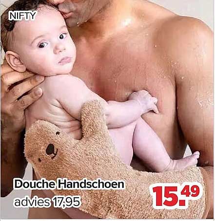 Douche Handschoen