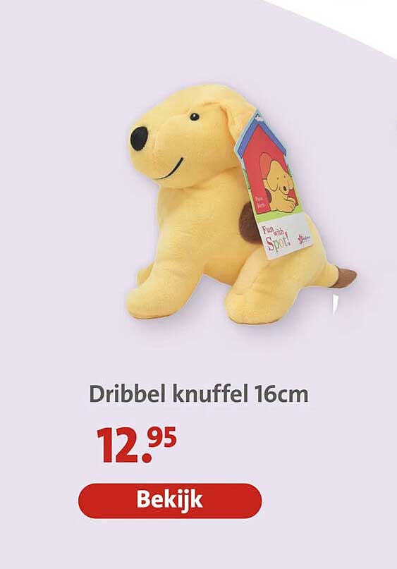 Dribbel knuffel 16cm