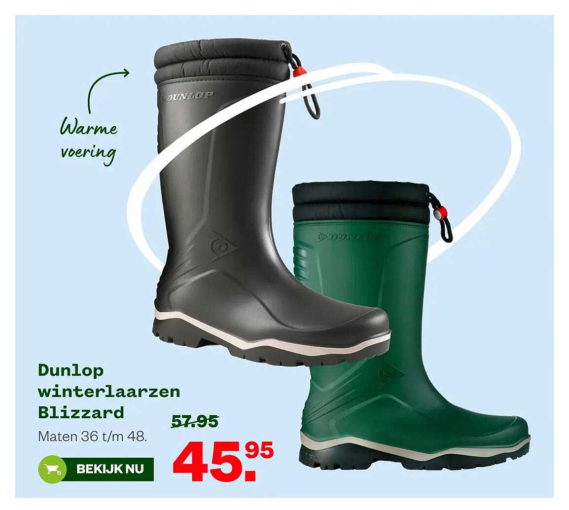 Dunlop winterlaarzen Blizzard