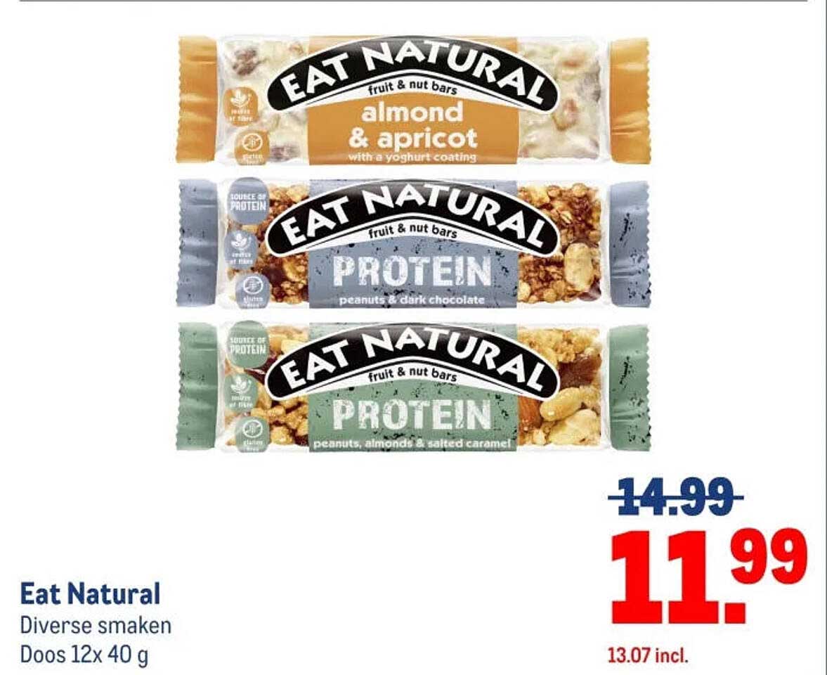 Eat Natural Diverse smaken Doos 12x 40 g