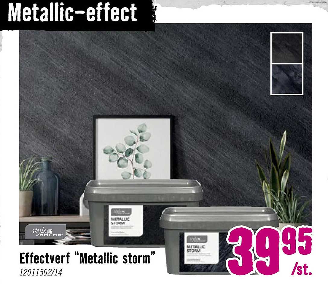 Effectverf “Metallic storm”