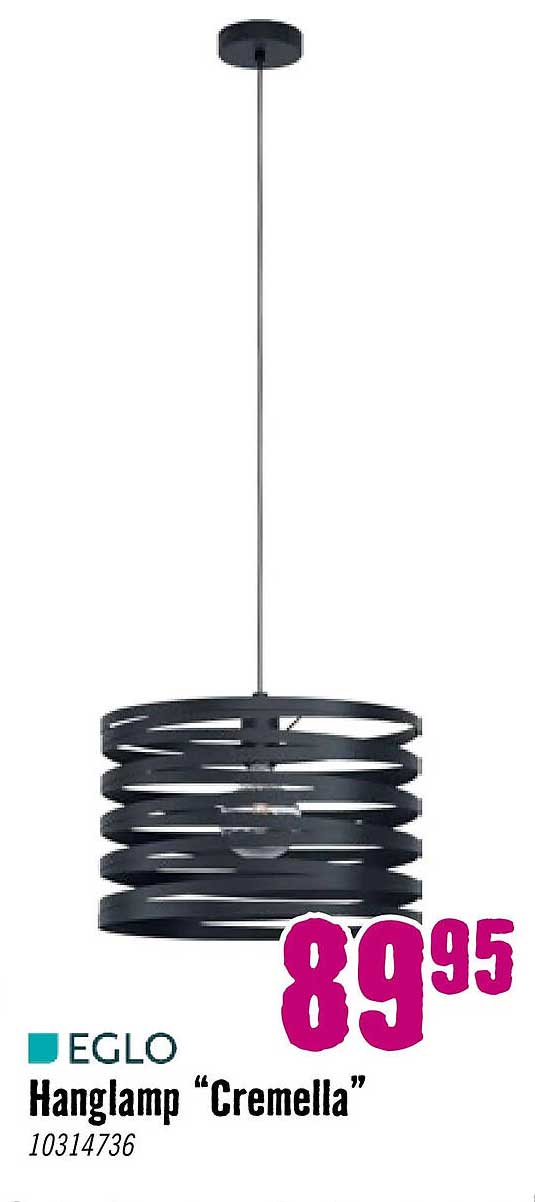 EGLO Hanglamp “Cremella”