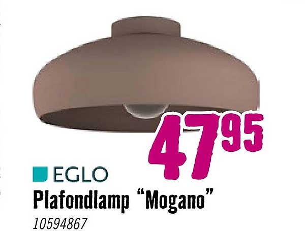 EGLO Plafondlamp “Mogano”