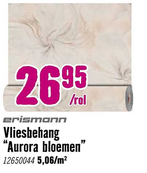 Erismann Vliesbehang “Aurora bloemen”