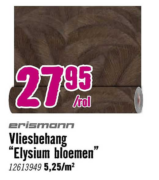 Erismann Vliesbehang "Elysium bloemen"