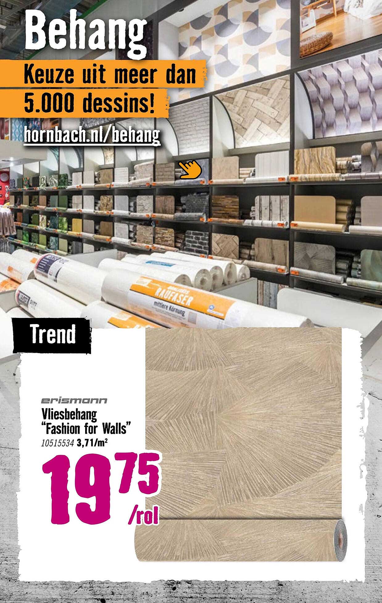 erismann Vliesbehang “Fashion for Walls”