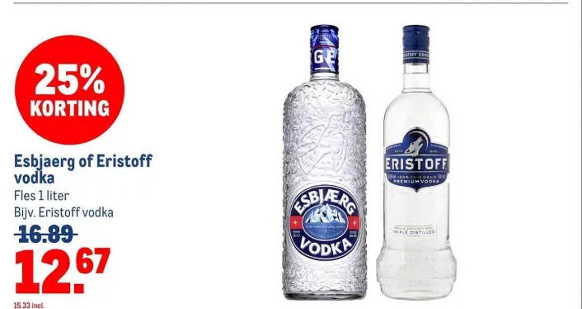Esbjerg of Eristoff vodka