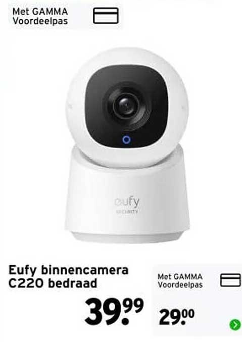 Eufy binnencamera C220 bedraad