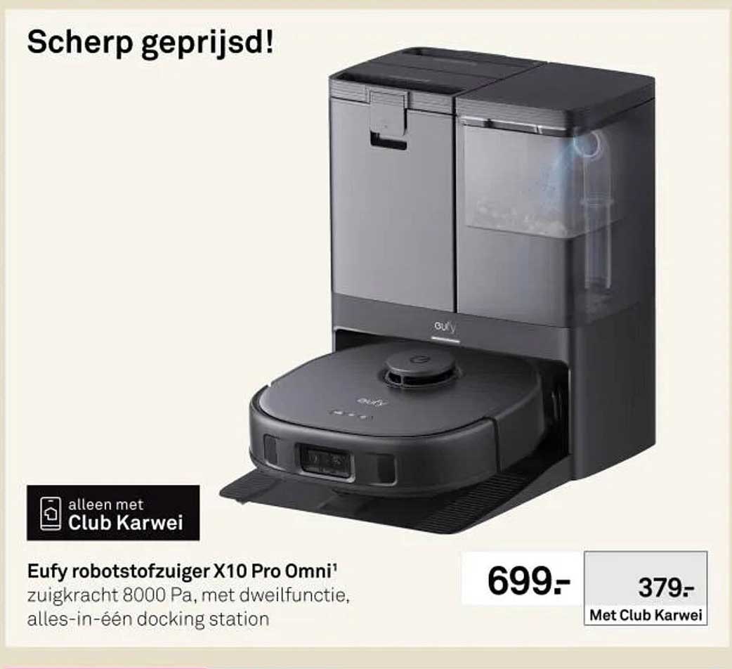 Eufy robotstofzuiger X10 Pro Omni¹
