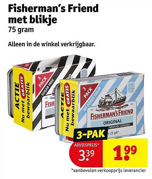 Fisherman’s Friend met blikje 75 gram