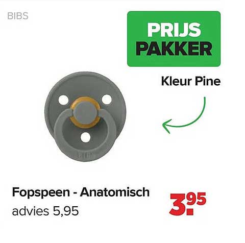 Fopspeen - Anatomisch PRIJS PAKKER
