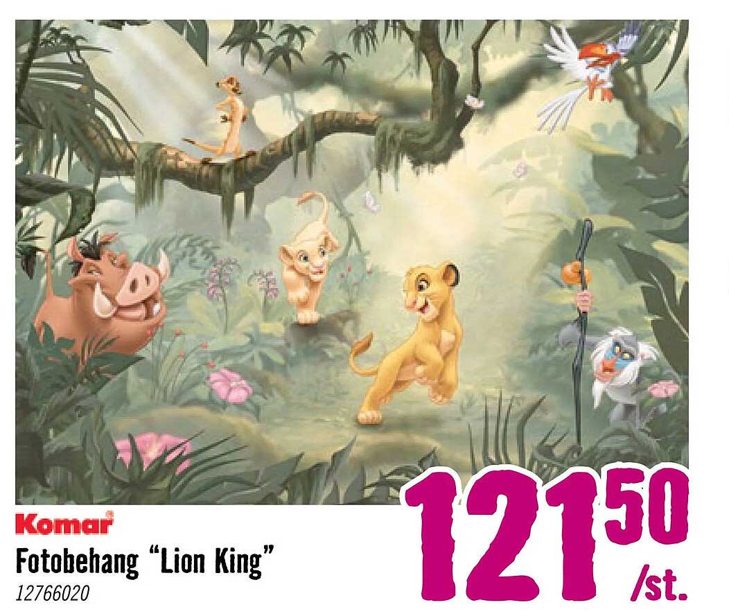 Fotobehang “Lion King”