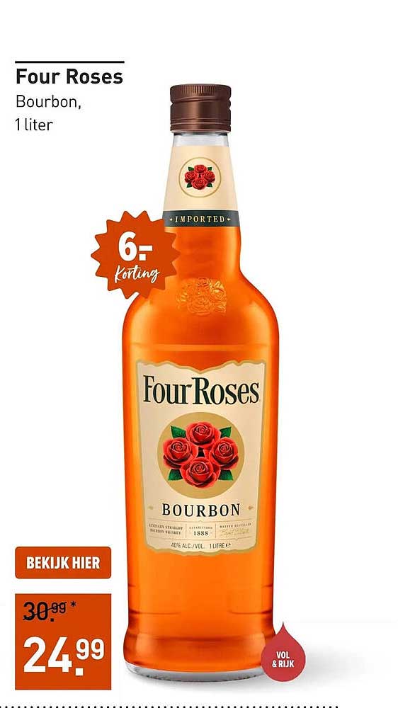 Four Roses Bourbon, 1 liter