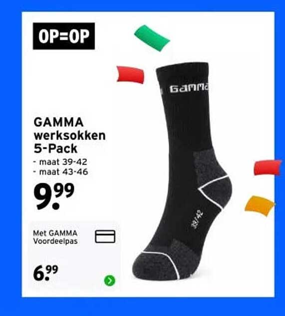 GAMMA werksokken 5-Pack