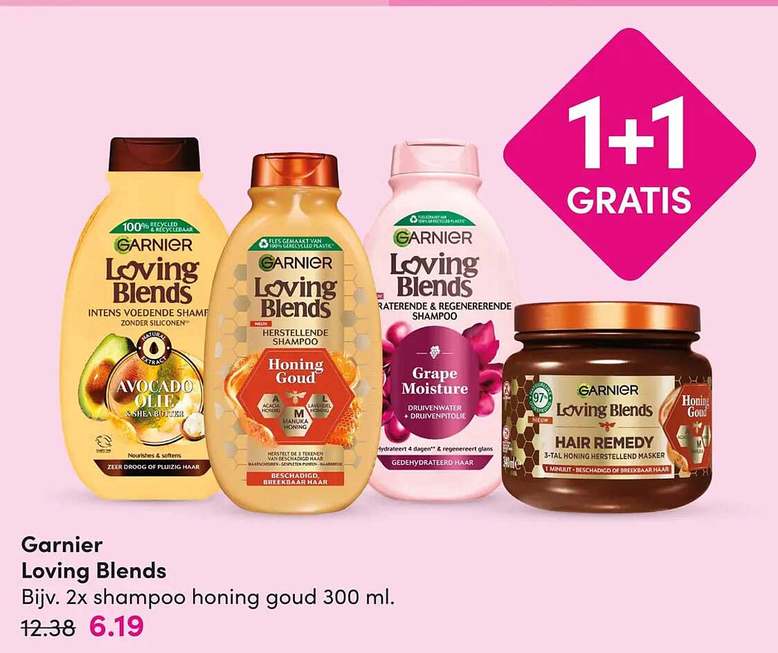 Garnier Loving Blends 1+1 gratis