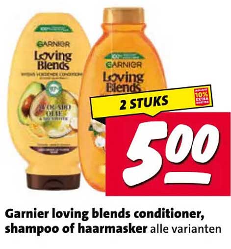 Garnier loving blends conditioner, shampoo of haarmasker alle varianten 2 STUKS
