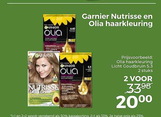Garnier Nutrisse en Olia haarkleuring