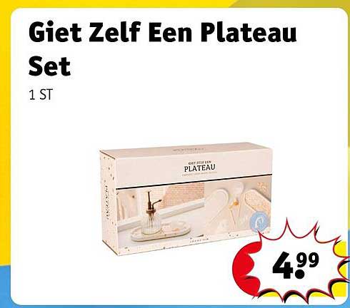 Giet Zelf Een Plateau Set 1 ST