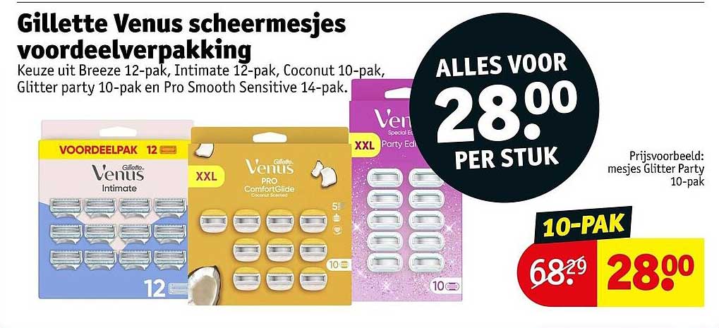Gillette Venus scheermesjes voordeelverpakking