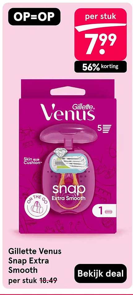 Gillette Venus Snap Extra Smooth