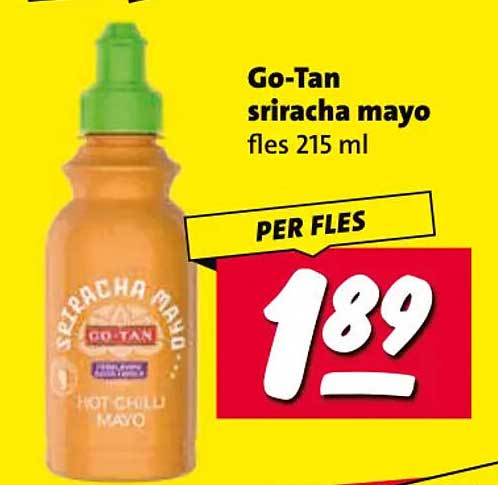 Go-Tan sriracha mayo fles 215 ml PER FLES