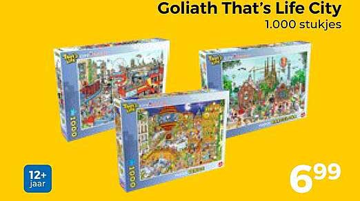 Goliath That's Life City 1.000 stukjes