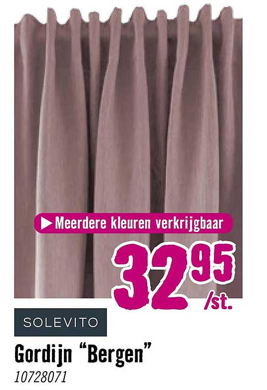 Gordijn “Bergen”