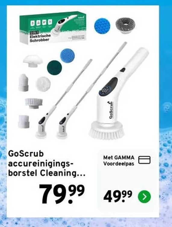 GoScrub accu reinigings-borstel Cleaning...