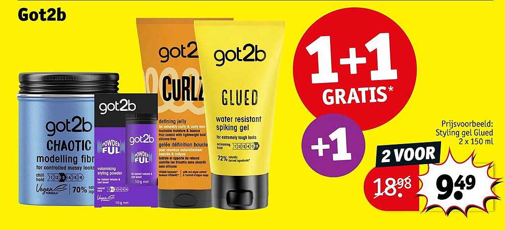 got2b 1+1 GRATIS*