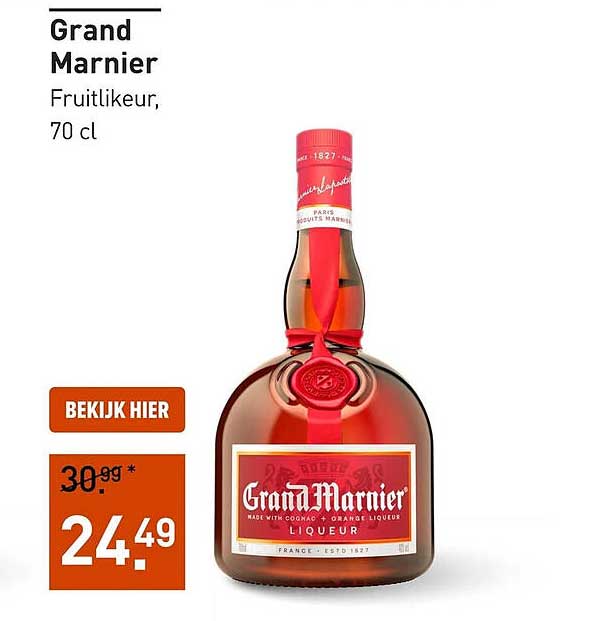 Grand Marnier Fruitlikeur, 70 cl