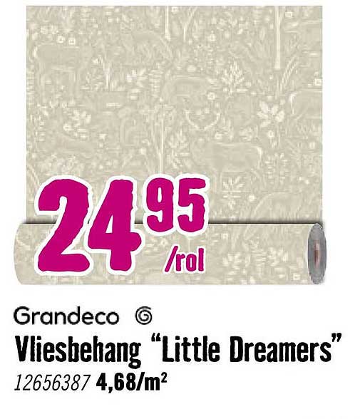 Grandeco Vliesbehang “Little Dreamers”