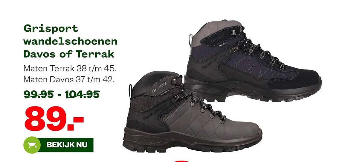 Grisport wandelschoenen Davos of Terrak