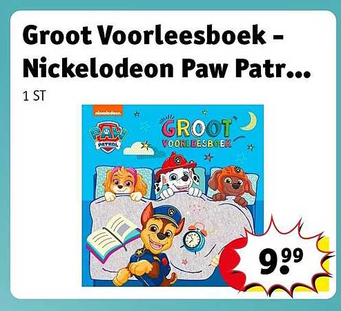Groot Voorleesboek - Nickelodeon Paw Patr...