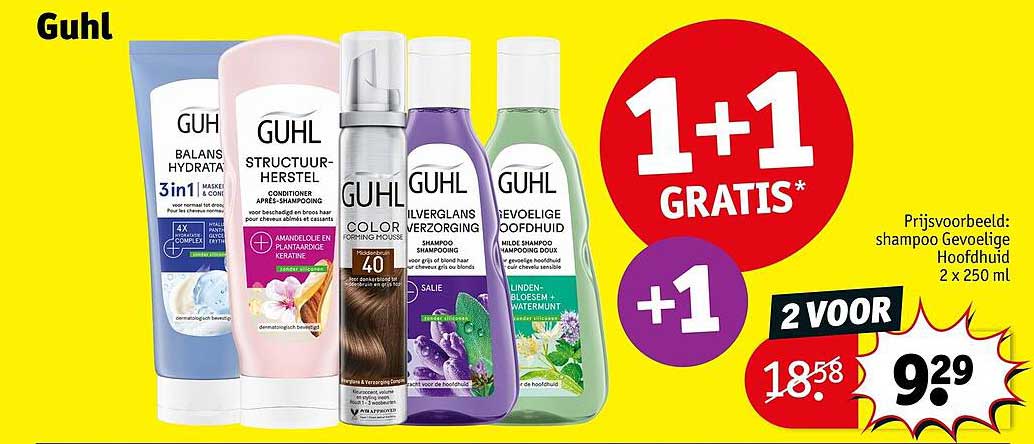 Guhl 1+1 GRATIS*