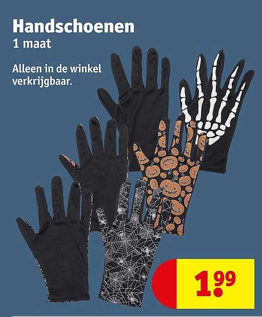 Handschoenen 1 maat Alleen in de winkel verkrijgbaar.