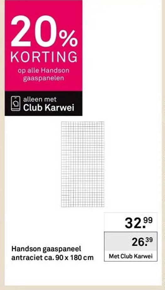Handson gaspaneel antraciet ca. 90 x 180 cm