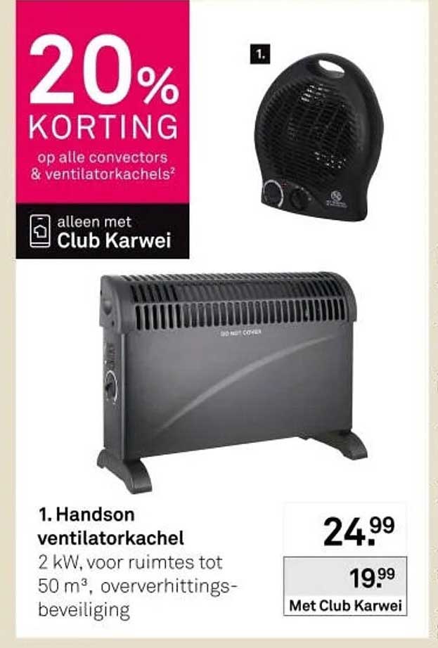 Handson ventilatorkachel