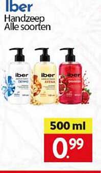 Handzeep Alle soorten 500 ml