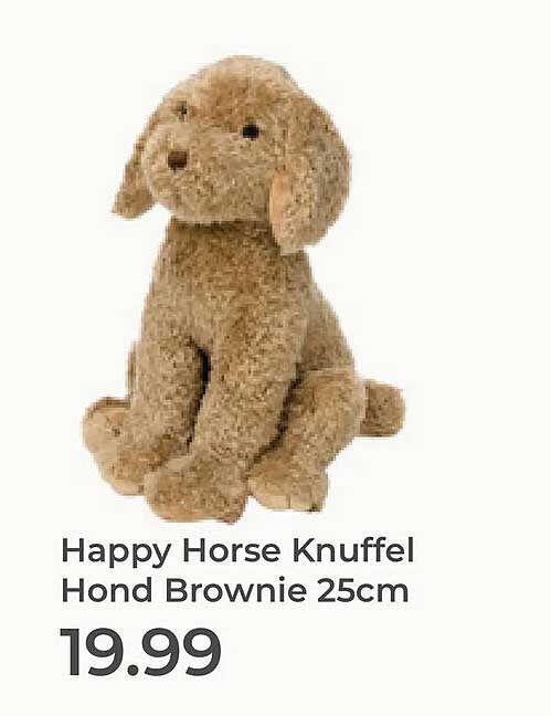 Happy Horse Knuffel Hond Brownie 25cm