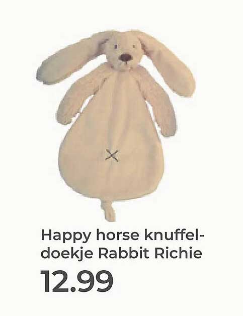 Happy horse knuffeldoekje Rabbit Richie