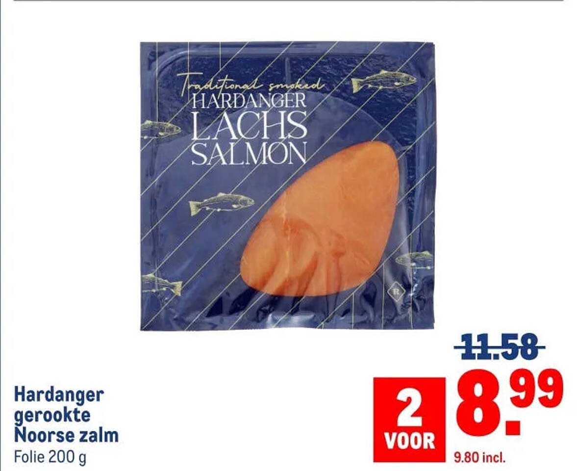 Hardanger gerookte Noorse zalm 2 VOOR
