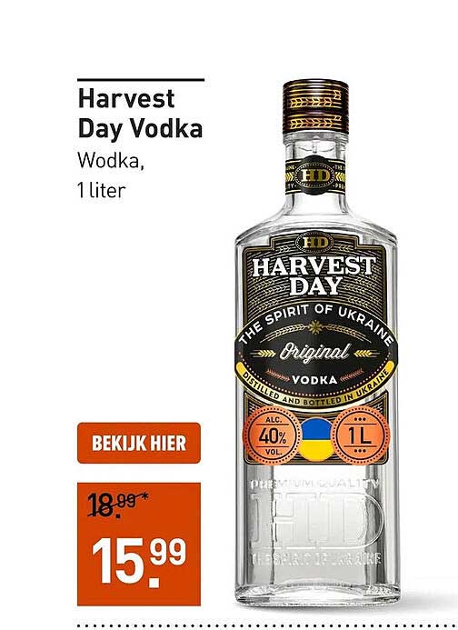 Harvest Day Vodka
