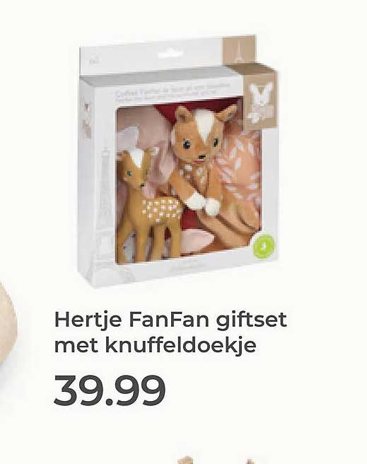 Hertje FanFan giftset met knuffeldoekje