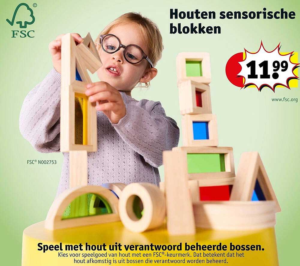 Houten sensorische blokken