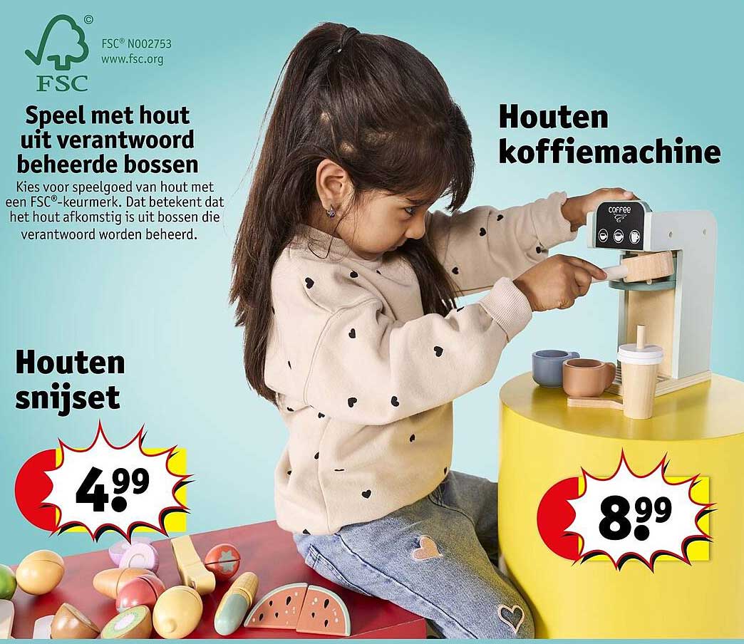 Houten snijset