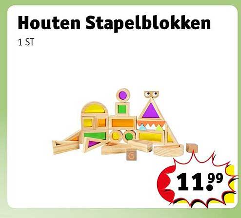 Houten Stapelblokken 1 ST