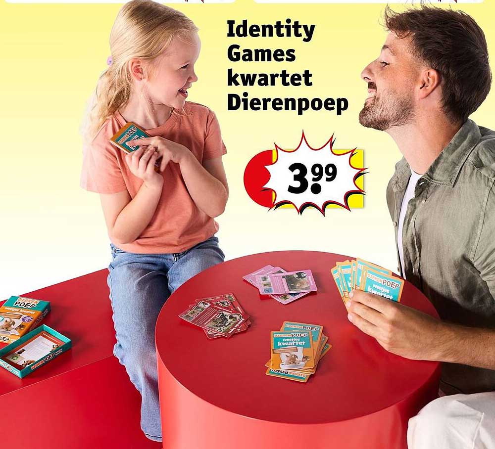 Identity Games kwartet Dierenpoep