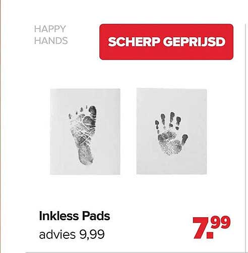 Inkless Pads SCHERP GEPRIJSD