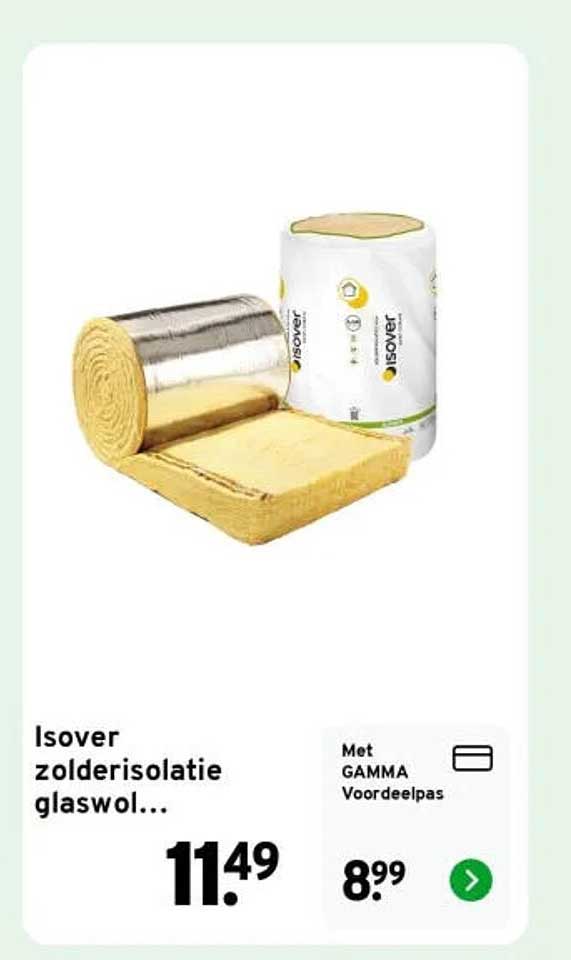 Isover zolderisolatie glaswol...